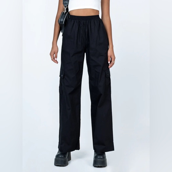 Princess Polly wide leg cargo style pants - Picture 1 of 3